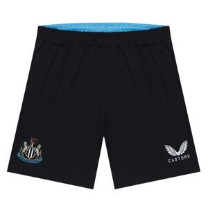 Castore Childrens/Kids Newcastle United FC Sport Shorts / Black/White